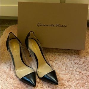 Gianvito Rossi Plexi Leather pumps